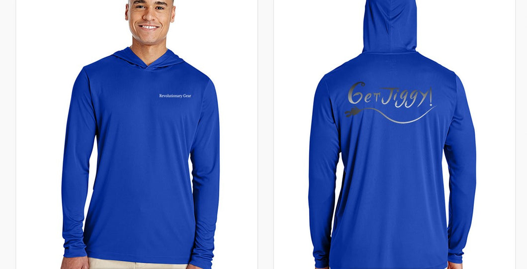 Men's Zone Performance Hoodie- Royal Blue